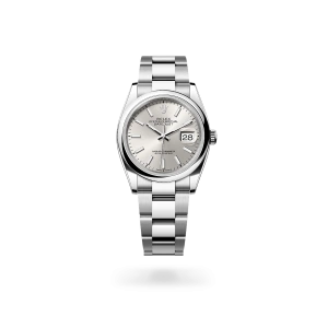 Rolex Datejust 36 in Oystersteel with a silver dial, domed bezel, and Oyster bracelet - Gandelman