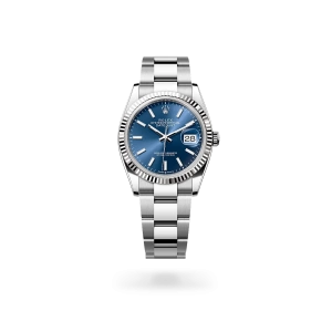 Rolex Datejust 36 in Oystersteel with a Bright blue dial, Oyster bracelet - Gandelman
