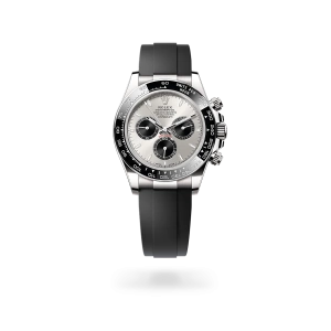 Rolex Cosmograph Daytona in white gold and Oysterflex bracelet - Gandelman