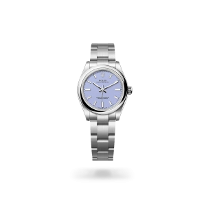 Rolex Oyster Perpetual 31 in Oystersteel with a Lavender dial, domed  bezel, and Oyster bracelet -  Gandelman