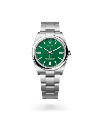 Rolex Oyster Perpetual 36 in Oystersteel with a pistachio dial, domed  bezel, and Oyster bracelet - Gandelman