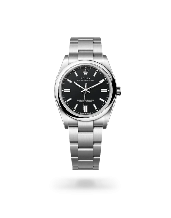 Rolex Oyster Perpetual 36 in Oystersteel with a Black dial, domed  bezel, and Oyster bracelet - Gandelman