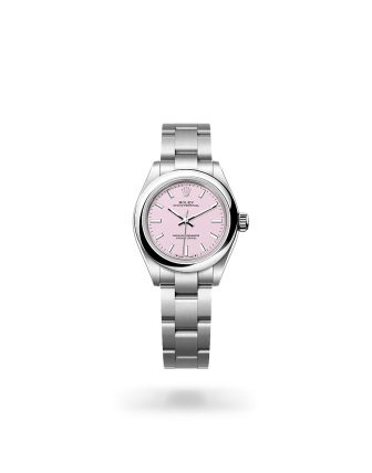 Rolex Oyster Perpetual 28 in Oystersteel with a Candy pink dial, domed  bezel, and Oyster bracelet - Gandelman