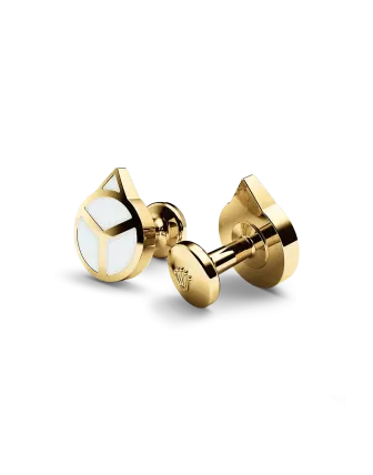 Rolex ‘Hand’ cufflinks in Yellow gold, A1028 at Gandelman