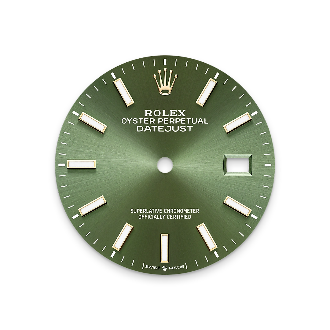 Rolex Datejust 36 in Oystersteel and yellow gold with Olive green dial, and Oyster bracelet - Gandelman Rolex Datejust 36 in Oystersteel and yellow gold with Olive green dial, and Oyster bracelet - Gandelman