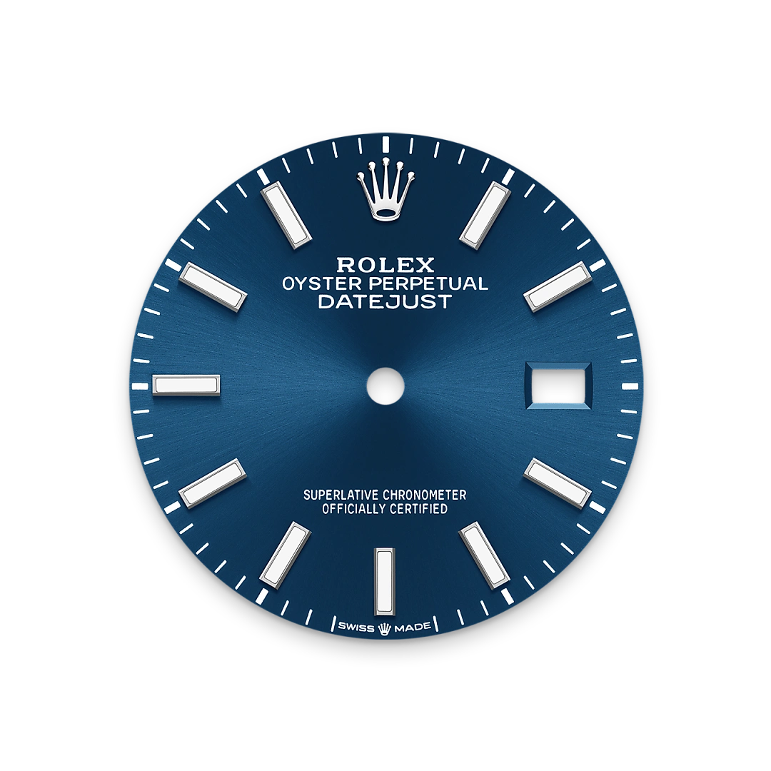 Rolex Datejust 36 in Oystersteel and white gold with a Bright blue dial, Oyster bracelet, m126234-0018 - Gandelman Rolex Datejust 36 in Oystersteel and white gold with a Bright blue dial, Oyster bracelet, m126234-0018 - Gandelman