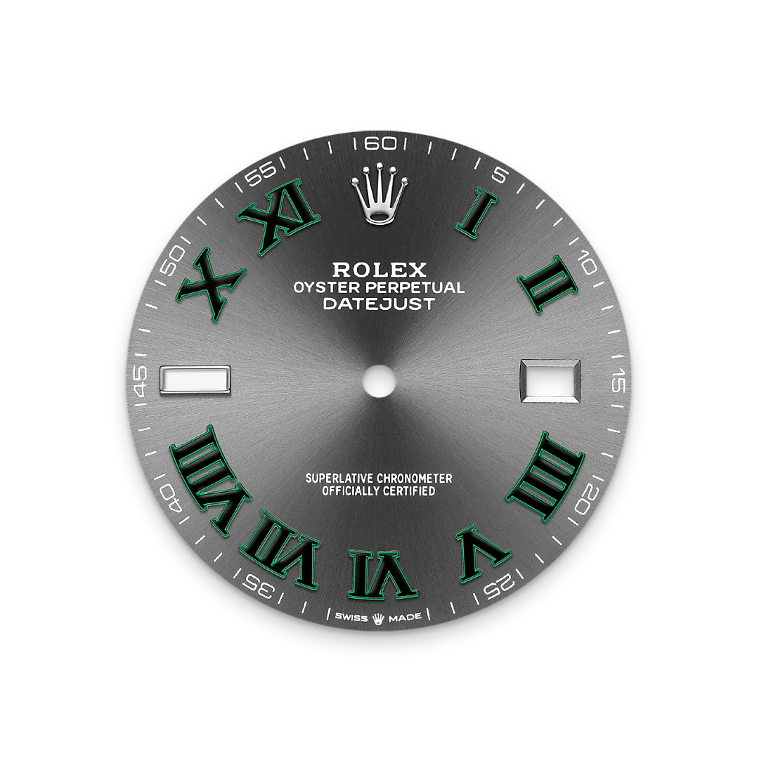 Rolex Datejust 41 in Oystersteel with a slate dial, smooth bezel, Oyster bracelet, m126300-0013 - Gandelman Rolex Datejust 41 in Oystersteel with a slate dial, smooth bezel, Oyster bracelet, m126300-0013 - Gandelman