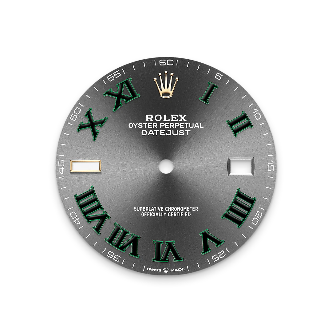Rolex Datejust 41 in Oystersteel and yellow gold with a slate dial, smooth bezel, Oyster bracelet, m126303-0019 - Gandelman Rolex Datejust 41 in Oystersteel and yellow gold with a slate dial, smooth bezel, Oyster bracelet, m126303-0019 - Gandelman