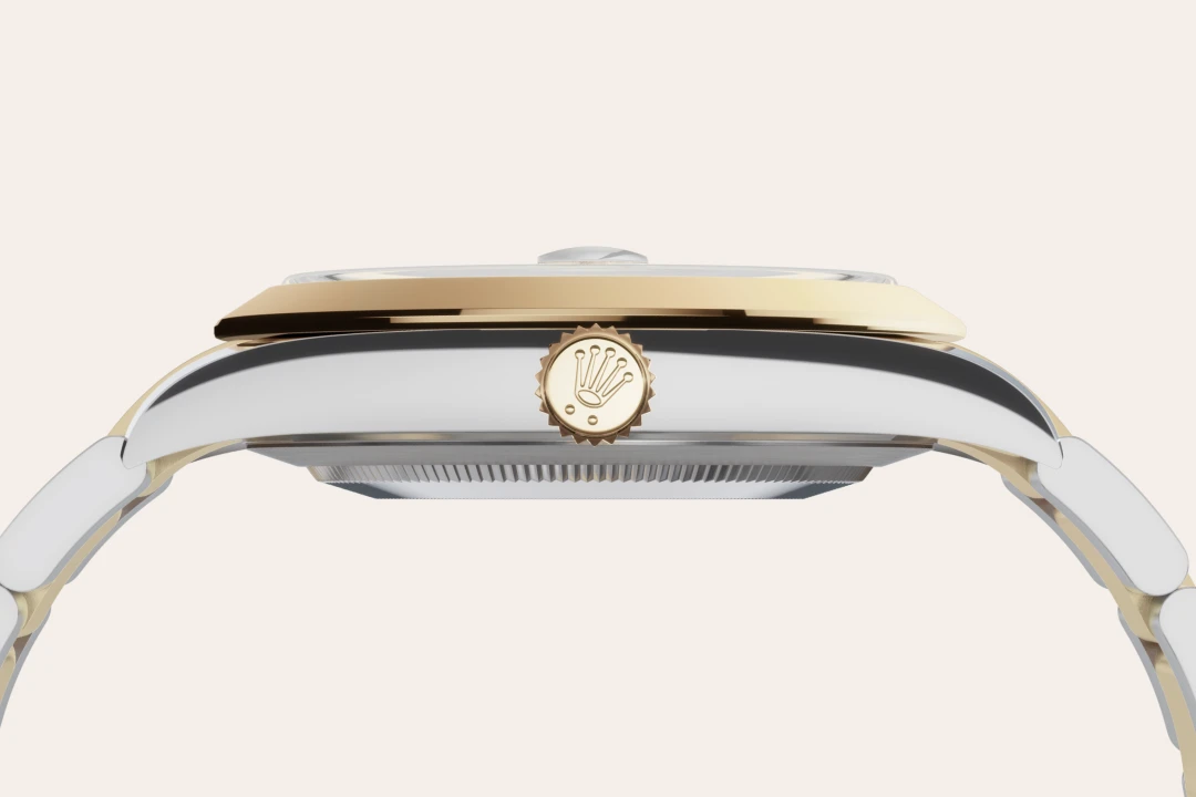 Rolex Datejust 41 in Oystersteel and yellow gold with a slate dial, smooth bezel, Oyster bracelet, m126303-0019 - Gandelman Rolex Datejust 41 in Oystersteel and yellow gold with a slate dial, smooth bezel, Oyster bracelet, m126303-0019 - Gandelman