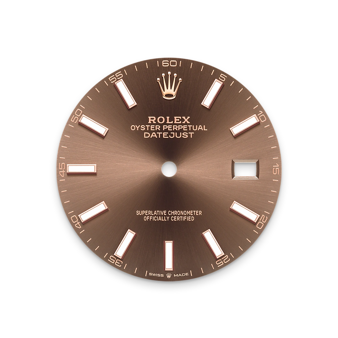 Rolex Datejust 41 in Oystersteel and Everose gold with a chocolate dial, fluted bezel, Oyster bracelet, m126331-0001 - Gandelman Rolex Datejust 41 in Oystersteel and Everose gold with a chocolate dial, fluted bezel, Oyster bracelet, m126331-0001 - Gandelman