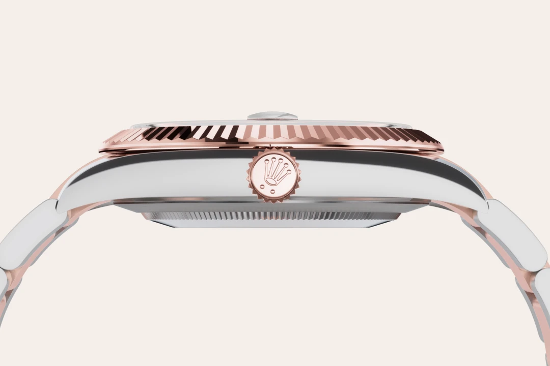 Rolex Datejust 41 in Oystersteel and Everose gold with a chocolate dial, fluted bezel, Oyster bracelet, m126331-0001-0012 - Gandelman Rolex Datejust 41 in Oystersteel and Everose gold with a chocolate dial, fluted bezel, Oyster bracelet, m126331-0001-0012 - Gandelman