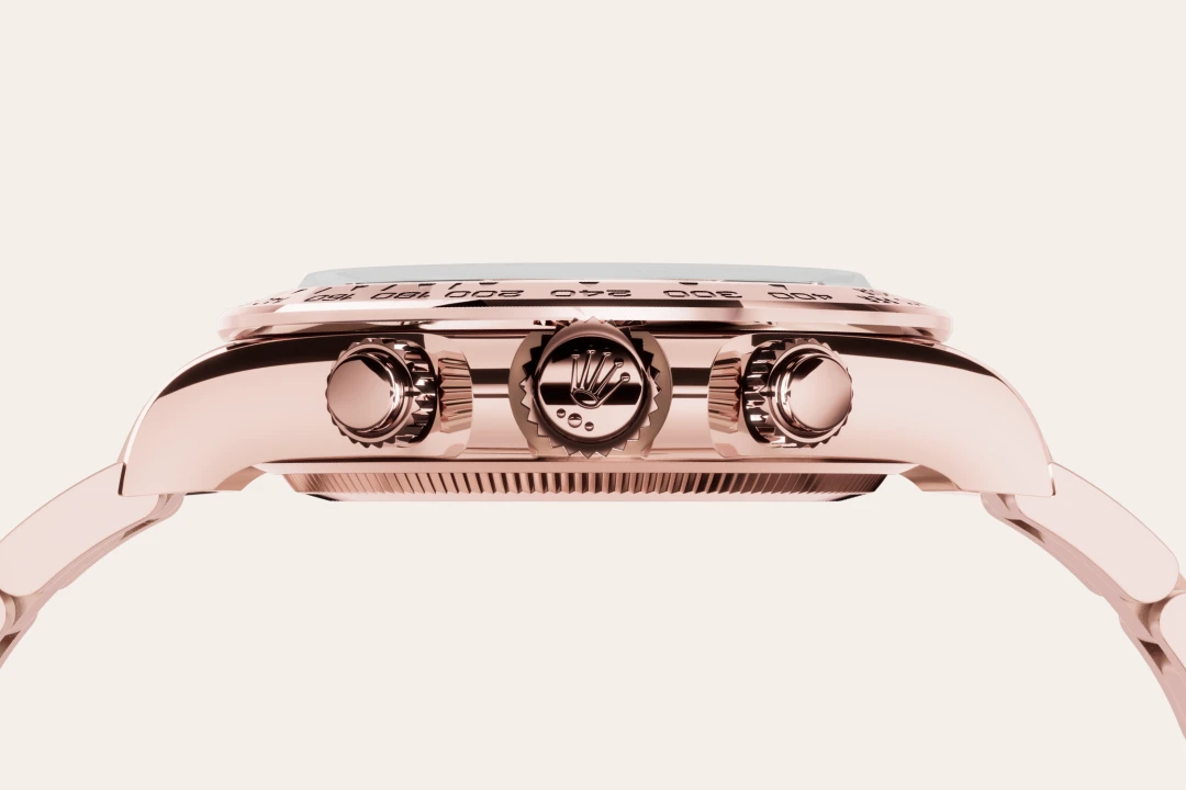 Rolex Cosmograph Daytona in Everose gold with Bright chocolate and black dial, and Oyster bracelet, m126505-0005 - Gandelman