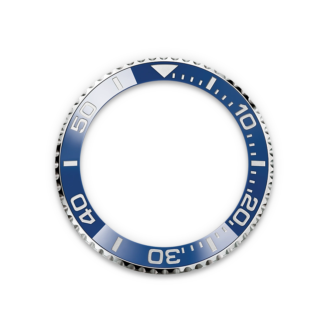 Rolex Yacht-Master II in Oystersteel with a White dial, blue Cerachrom insert in ceramic bezel, and Oyster bracelet, m126680-0001 - Gandelman Rolex Yacht-Master II in Oystersteel with a White dial, blue Cerachrom insert in ceramic bezel, and Oyster bracelet, m126680-0001 - Gandelman
