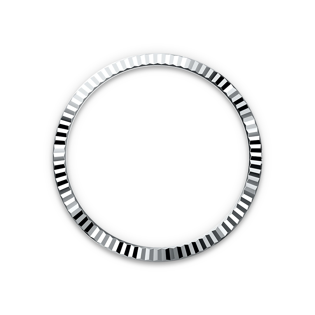 Rolex Day-Date 36 in platinum, Diamond-paved dial, fluted bezel, and President bracelet, m128236-0003 - Gandelman