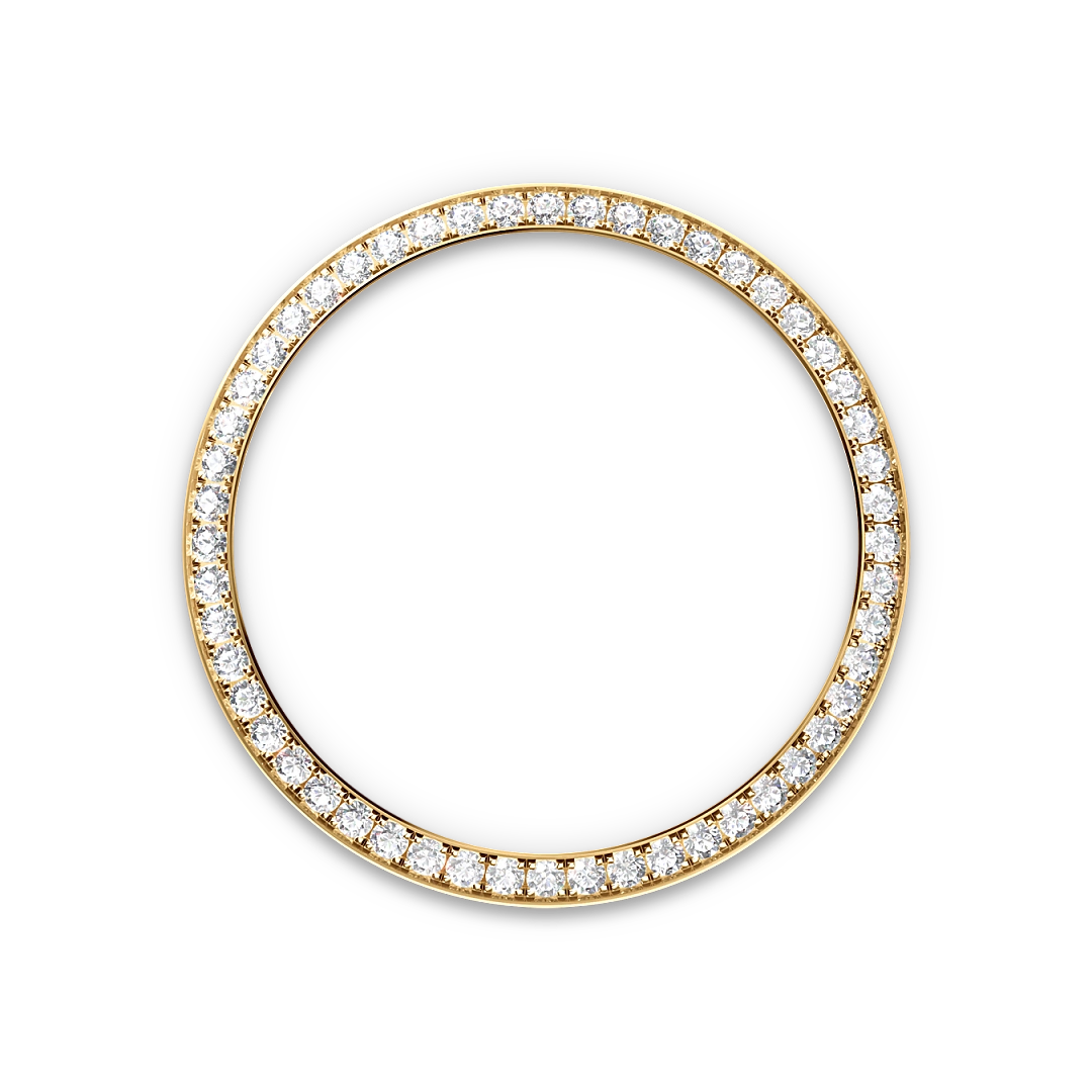 Rolex Day-Date 36 in yellow gold and diamonds, Champagne-colour Diamond-set dial, fluted bezel, and President bracelet, m128348rbr-0008 - Gandelman Rolex Day-Date 36 in yellow gold and diamonds, Champagne-colour Diamond-set dial, fluted bezel, and President bracelet, m128348rbr-0008 - Gandelman