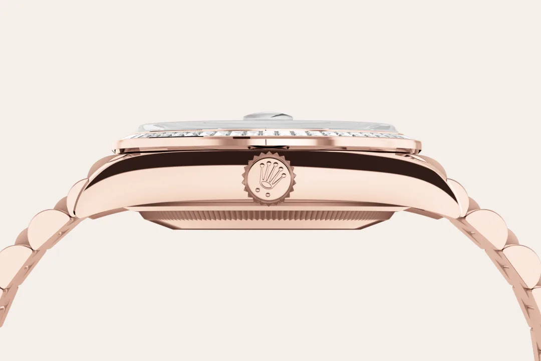 Rolex Day-Date in gold and diamonds, m128395tbr-0032 - Gandelman