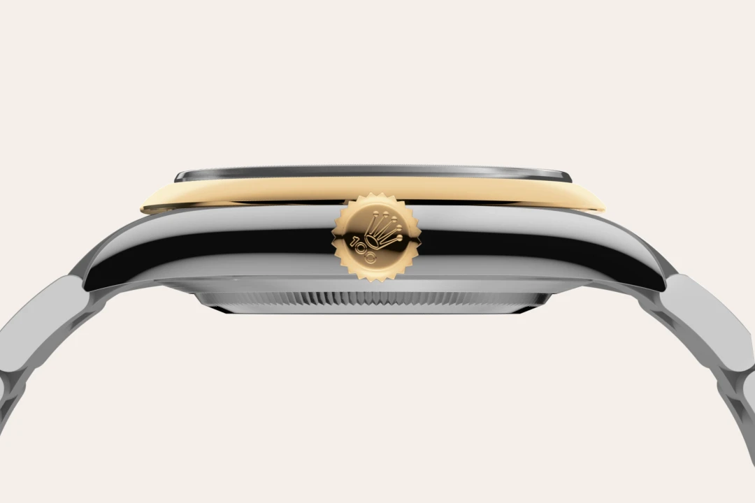 Rolex Oyster Perpetual 41 in Oystersteel and Oystersteel and yellow gold with a Slate dial, domed bezel, and Oyster bracelet, m134303-0001 - Gandelman Rolex Oyster Perpetual 41 in Oystersteel and Oystersteel and yellow gold with a Slate dial, domed bezel, and Oyster bracelet, m134303-0001 - Gandelman