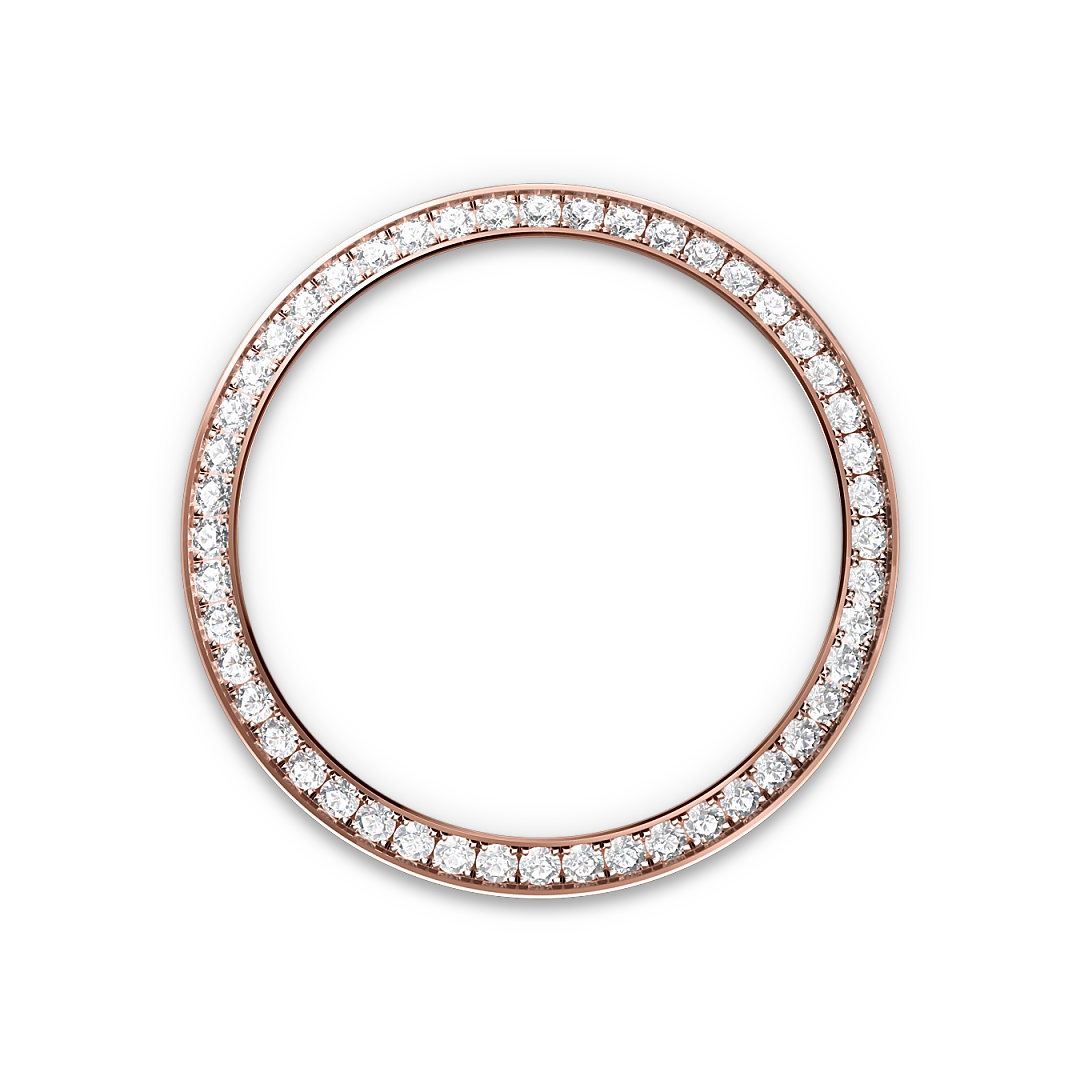 Rolex Day-Date 40 in Everose gold and diamonds with a White mother-of-pearl set with diamonds dial, and President bracelet, m228345rbr-0026 - Gandelman Rolex Day-Date 40 in Everose gold and diamonds with a White mother-of-pearl set with diamonds dial, and President bracelet, m228345rbr-0026 - Gandelman