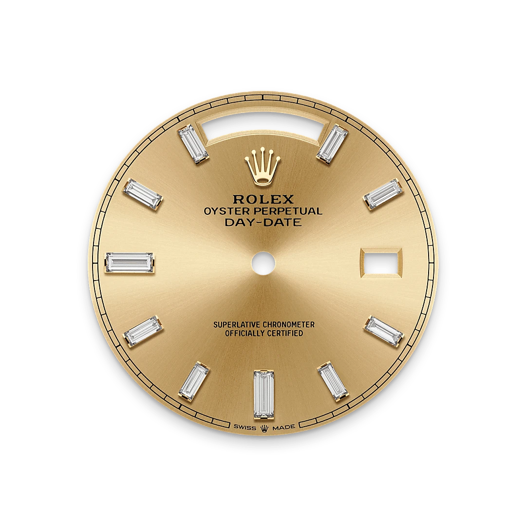 Rolex Day-Date in gold and diamonds, m228348rbr-0002 - Gandelman