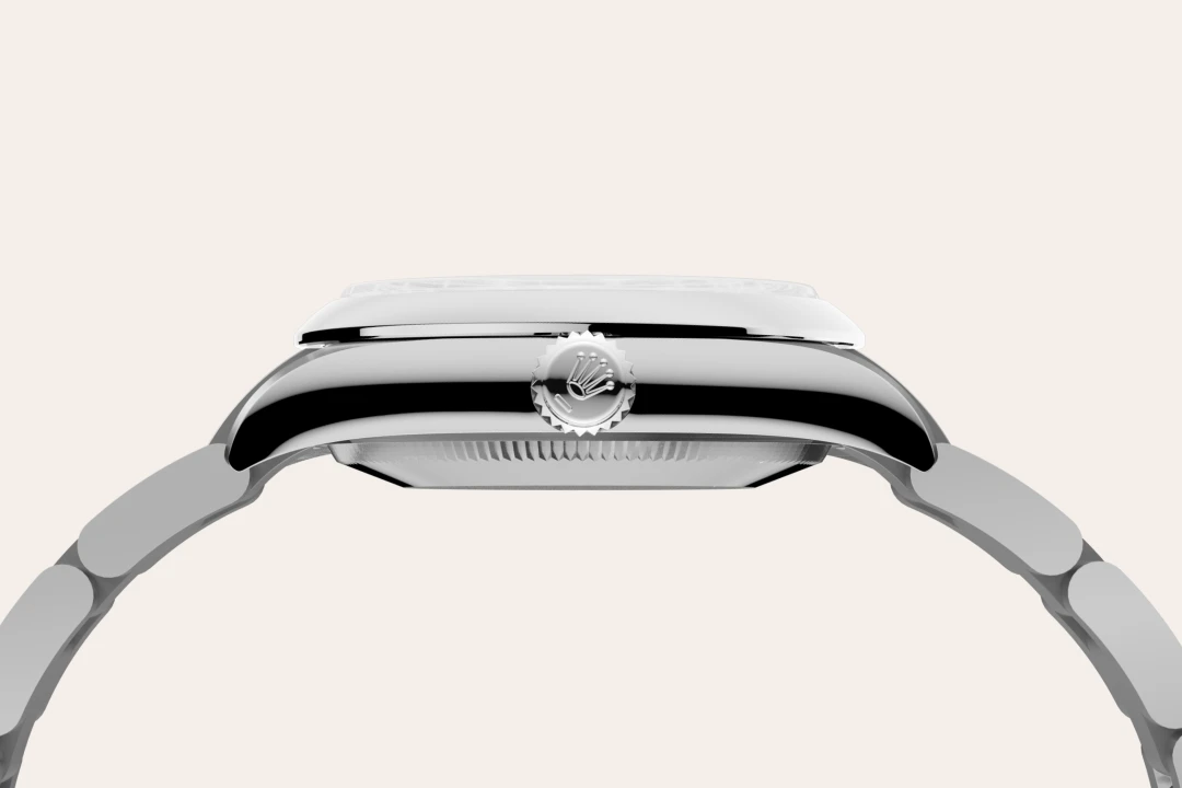 Rolex Oyster Perpetual 31 in Oystersteel with a Lavender dial, domed  bezel, and Oyster bracelet, m277200-0014 - Gandelman