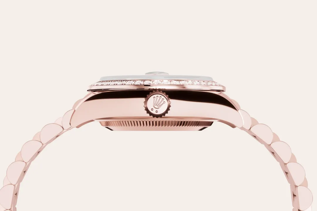 Rolex Lady-Datejust in gold and diamonds, m279135rbr-0001 - Gandelman
