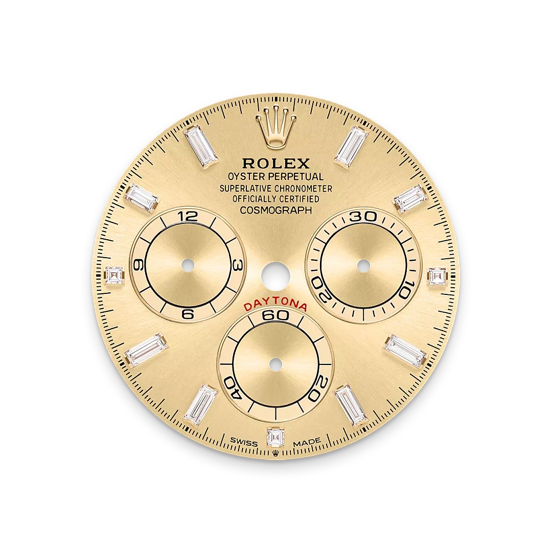 Rolex Cosmograph Daytona in gold and diamonds, m126598tbr-0001 - Gandelman