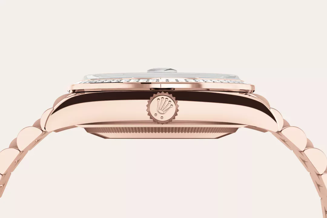 Rolex Day-Date in gold and diamonds, m128395tbr-0032 - Gandelman