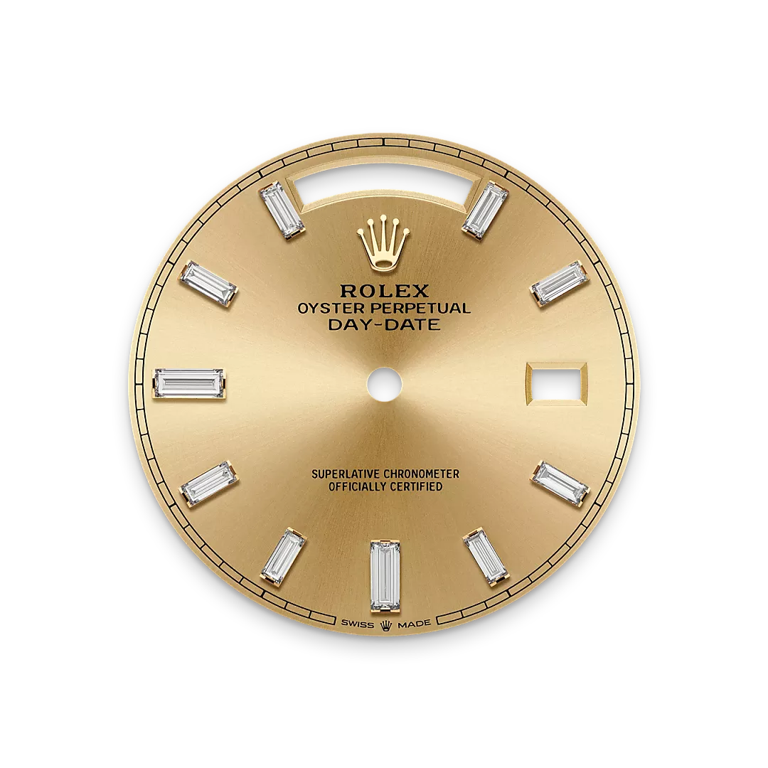 Rolex Day-Date in gold and diamonds, m228348rbr-0002 - Gandelman
