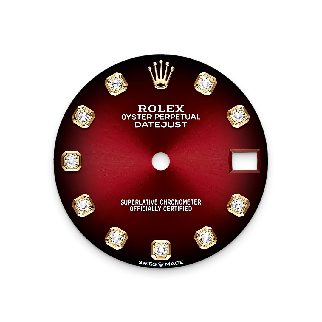 Rolex Datejust in diamonds and gold, m278288rbr-0041 - Gandelman