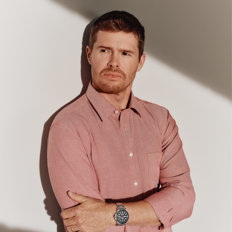 Tom Slingsby wears a Yacht-Master 42 in RLX titanium. Tom Slingsby wears a Yacht-Master 42 in RLX titanium.